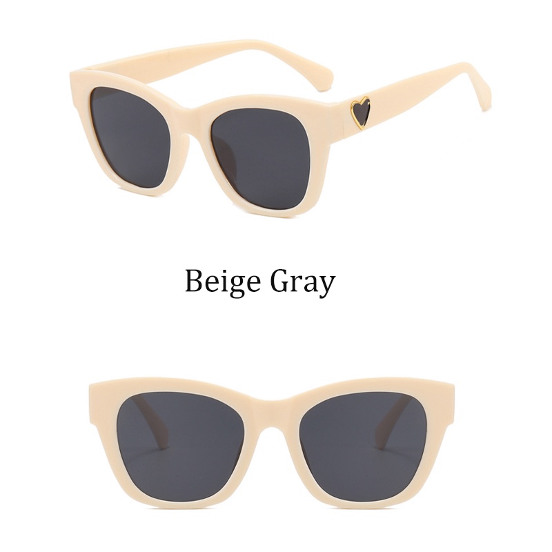 Kính Mát Hình Trái Tim Chống Tia UV400 Sự Bảo Vệ