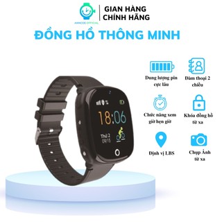 Đồng hồ thông minh định vị trẻ em ANNCOE Watch AH22 - nghe gọi 2 chiều - tin nhắn thoại - định vị GPS - Tiếng Việt