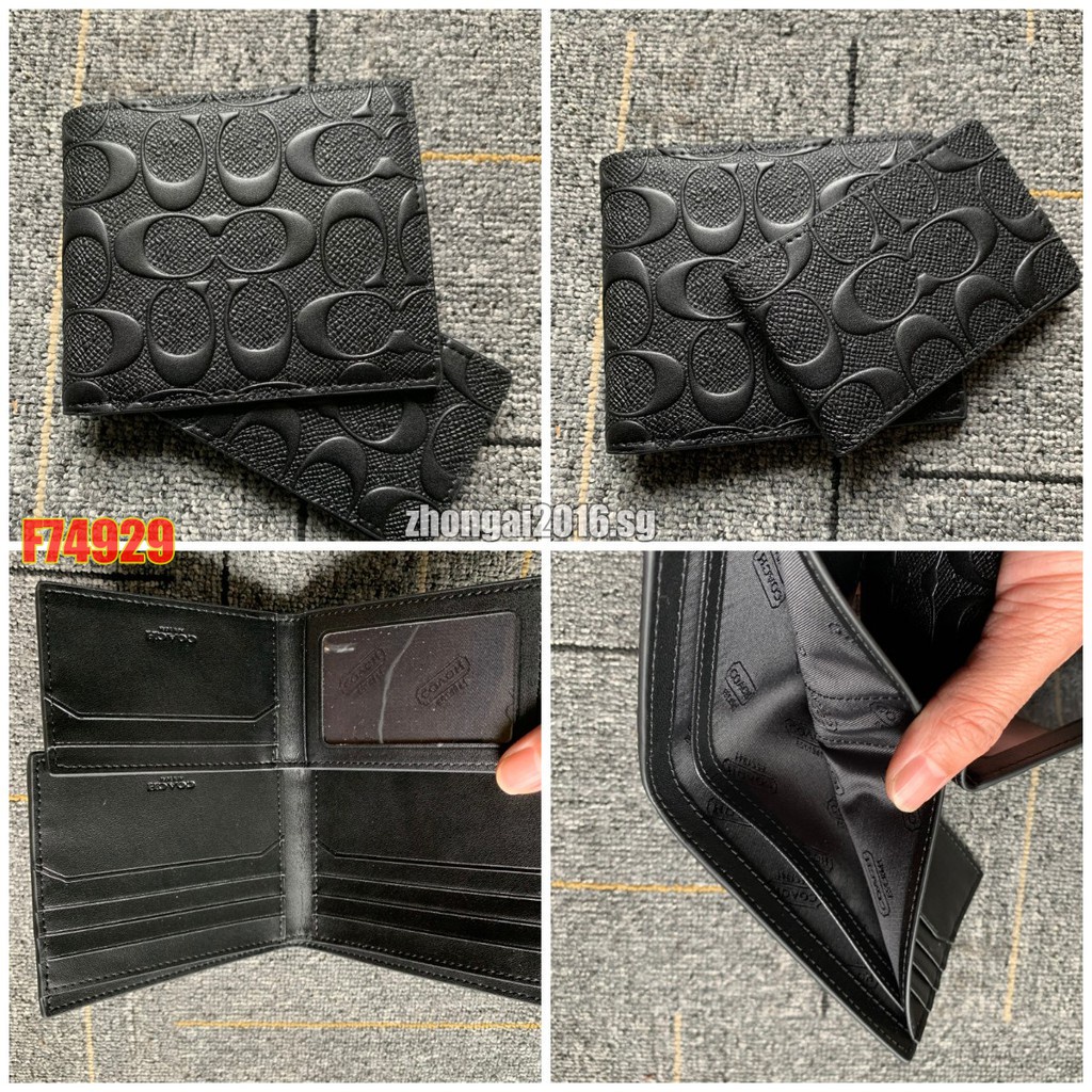 COACH Ví Da Nam Nhiều Ngăn Tiện Lợi 74993 26072