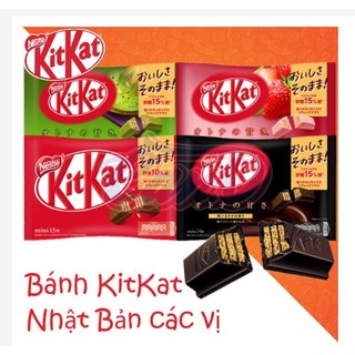 Bánh KitKat nội địa Nhật Bản các vị gói 140gr ăn là nghiền