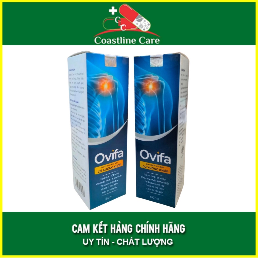Ovifa xoa bóp ngoài da giúp giảm đau, sưng, nhức xương khớp  - Coastlinecare Pharmacy