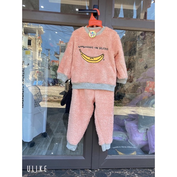 Quần dài lông 2 mặt cho bé trai bé gái