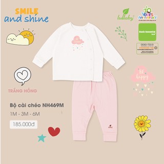 Bộ sơ sinh dày cài lệch Lullaby