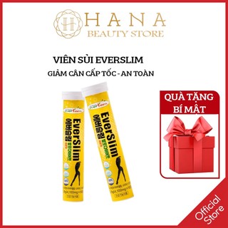 Sủi giảm cân cấp tốc EverSlim Viên Sủi Giảm Cân Hàn Quốc chính hãng Tuýp 18