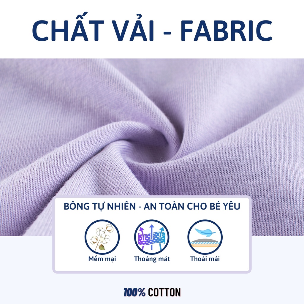 Áo thun dài tay bé gái 27Kids 27Home áo thu đông nữ 100% Cotton cho trẻ từ 2-10 tuổi GLTS2