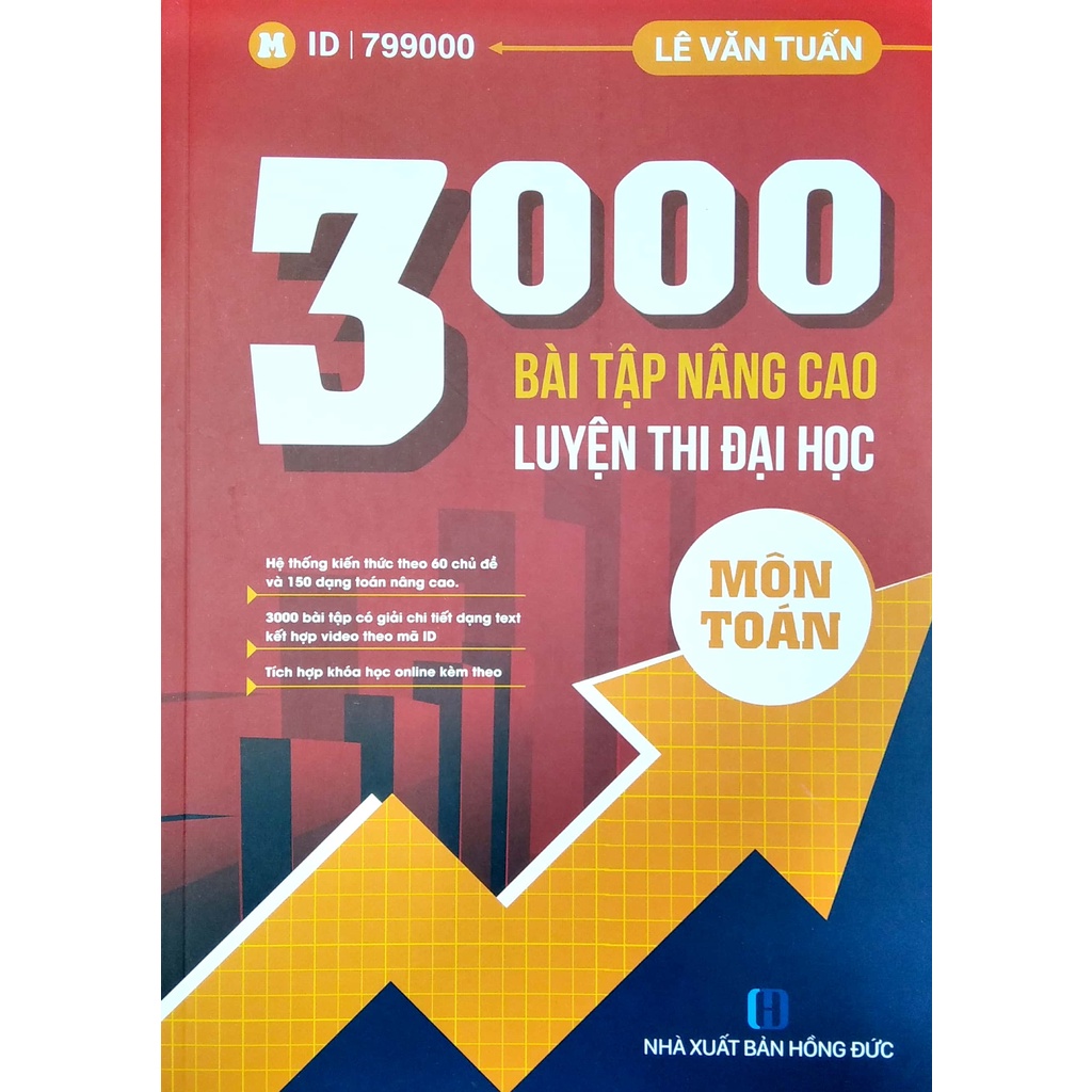 Sách 3000 Bài Tập Nâng Cao - Luyện Thi Đại Học Môn Toán