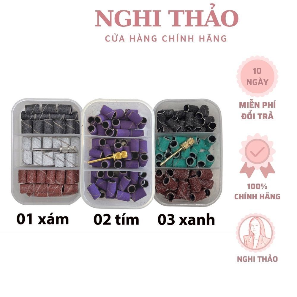 Đầu mài nhám mịn hộp 60 chiếc