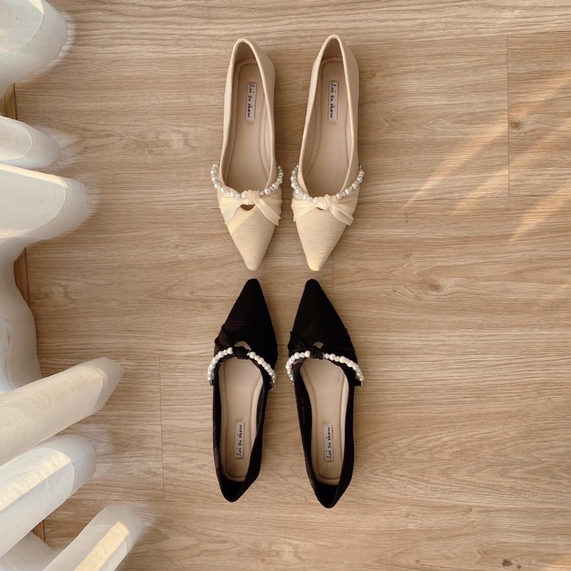 Giày bệt nơ điệu đà - Bunny Shoes (K961)