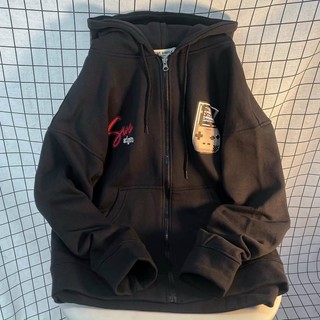 Áo khoác hoodie zip game dây kéo form rộng nam nữ vải nỉ bông ulzzang