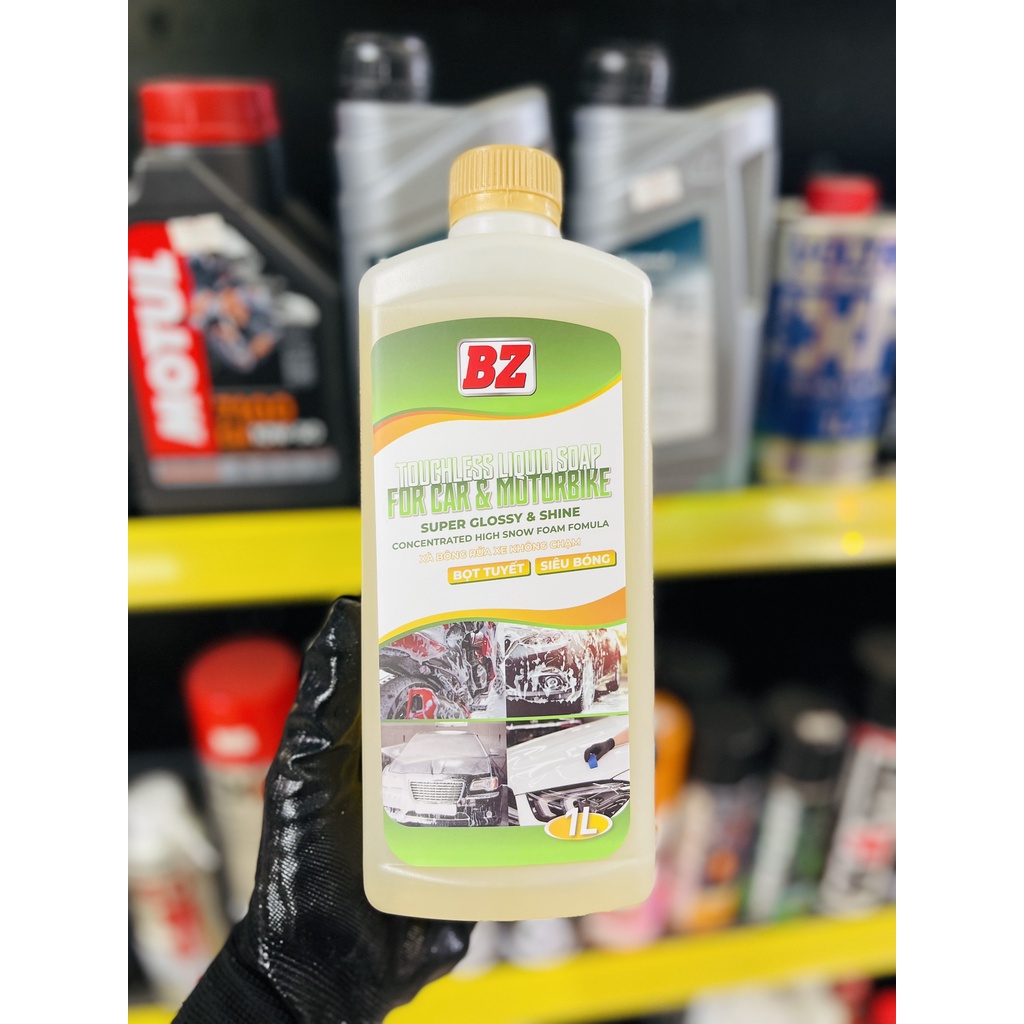 [COMBO] XÀ BÔNG RỬA XE KHÔNG CHẠM BZ + BÌNH XỊT BỌT TUYẾT , RỬA XE TẠI NHÀ , NƯỚC RỬA XE KHÔNG CHẠM 