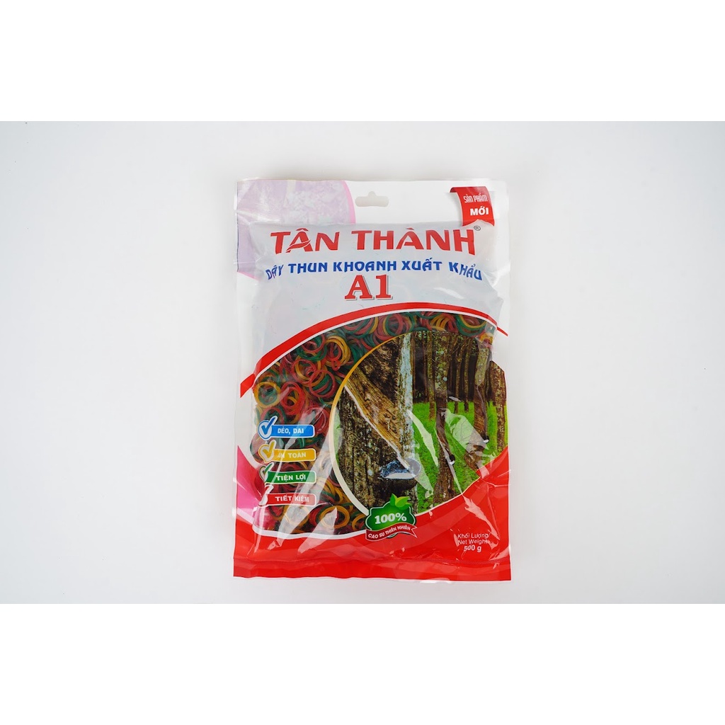 Dây Thun 3 Màu Cột, Buộc Hàng Hóa Hàng Xuất Khẩu Kích Cỡ 3.8cm, 2.5cm, 1.6cm - Loại Lớn, Trung, Nhí Tân Thành