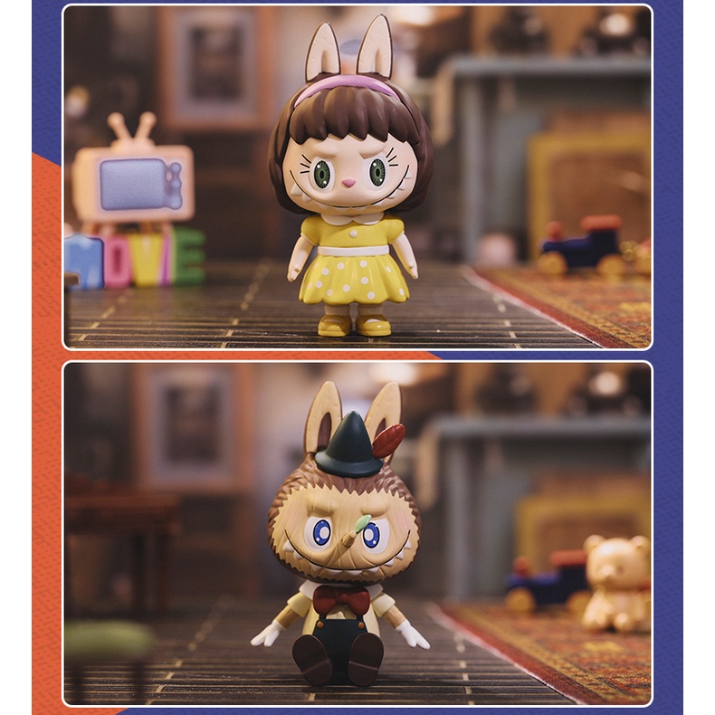 ★Hgtoys★Búp Bê Popmart LABUBU Trang Trí Hộp Bí Ẩn