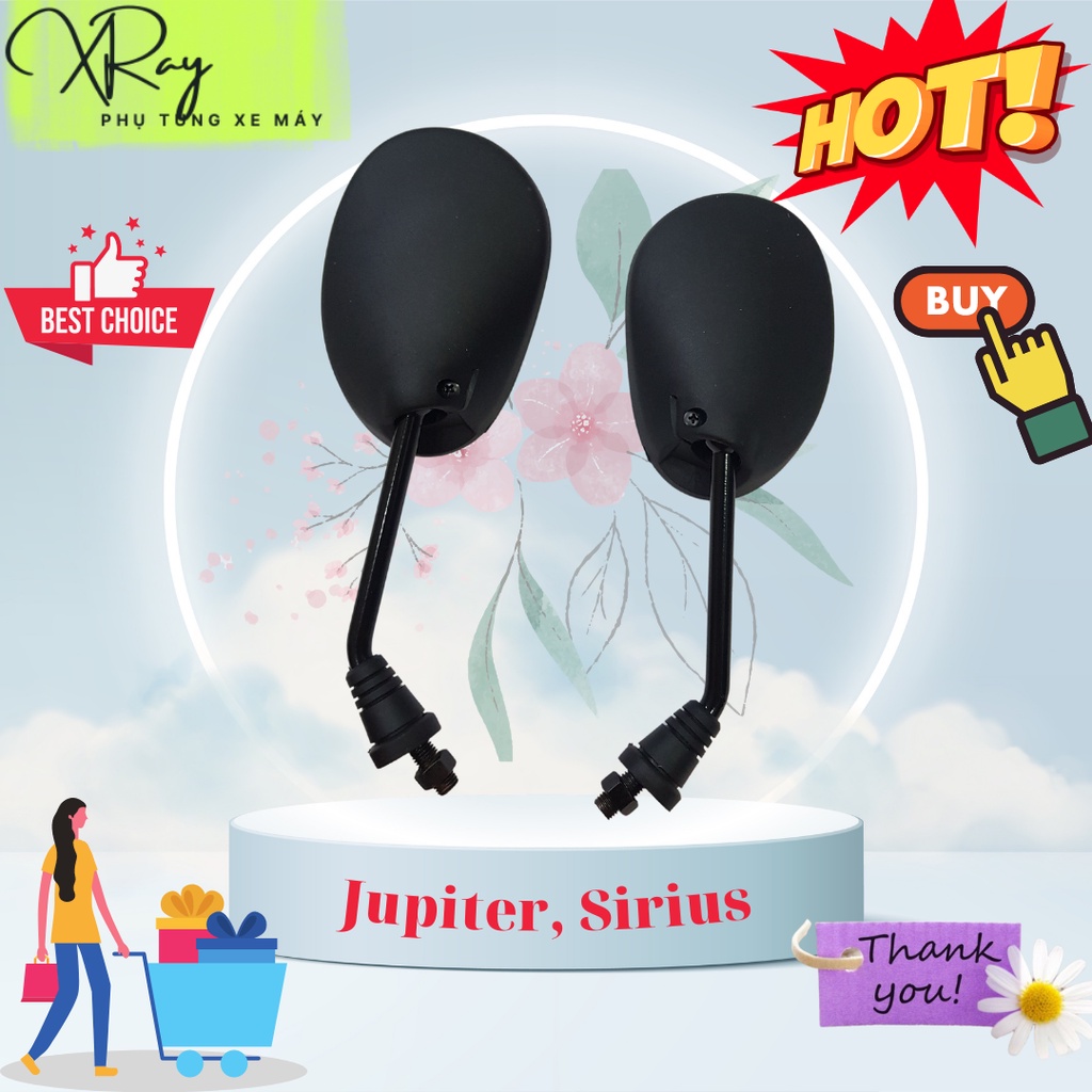 Gương xe máy jupiter, sirius.