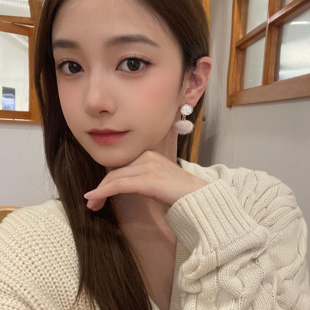 Khuyên Tai Hình Thỏ Dễ Thương Phong Cách Pháp Sang Trọng Cho Nữ