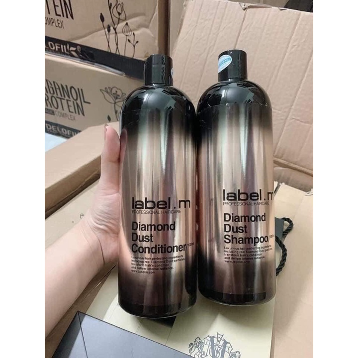 Dầu gội xả kim cương LABEL.M DIAMOND DUST 1000ML