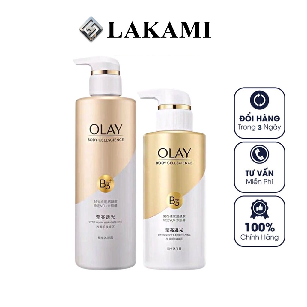 Sữa dưỡng thể Olay B3+ Retinol body lotion dưỡng trắng da 250 ml