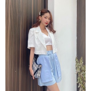 Áo vest lửng khoát ngoài trẻ trung, áo blazer tay lỡ