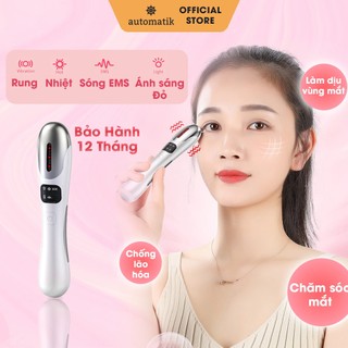 Máy massage mắt 5 trong 1 lăn mát xa thẩm thấu tinh chất giảm nếp nhăn bọng mắt quầng thâm tăng đàn hồi da - automatik