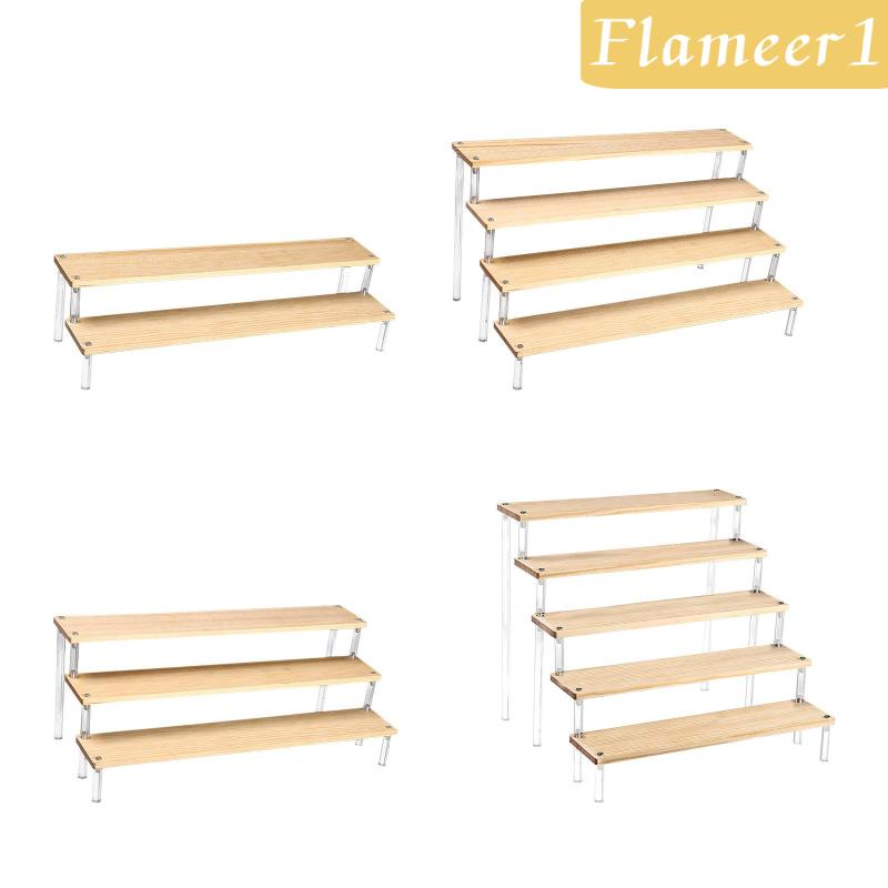 [Flameameer1] Kệ Acrylic Trong Suốt Trưng Bày Bánh Tráng Miệng / Cupcake