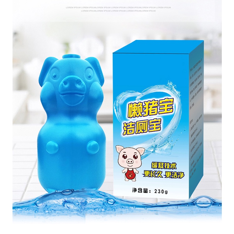 Lọ thả bổn cầu chú heo - Khử mùi hôi, Diệt tận gốc vi khuẩn, Tẩy sạch vết bám bẩn mang lại cảm giác thoải mái, hiệu quả