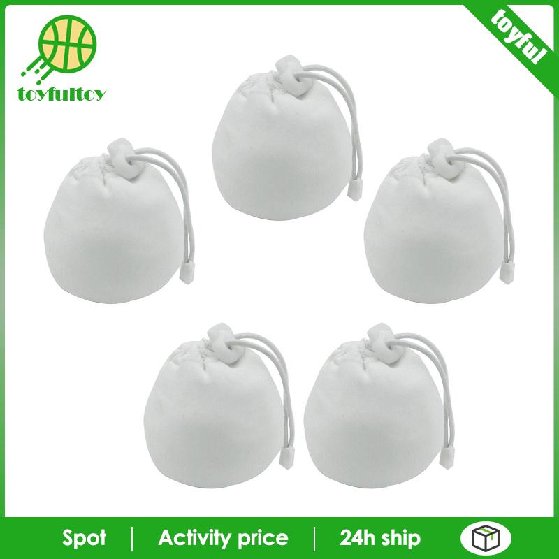 Bộ 5 Túi Dây Rút Đựng Phấn Có Khóa Cài Tiện Dụng