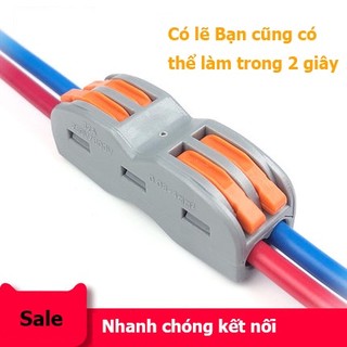 Cút nối dây điện nhanh 2 đầu vào và 2/4/6 đầu ra 3 đầu vào 3 đầu ra