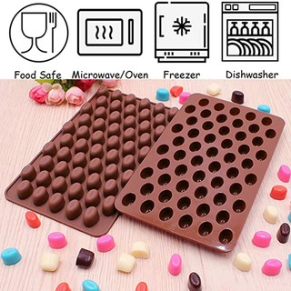 Khuôn Silicon Đổ Socola/Thạch/kẹo Hình Hạt Cà Phê