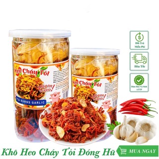 1kg khô heo cháy tỏi loại đặc biệt sợi zai, thịt ngọt, thơm ngon tặng 1 gói tương ớt