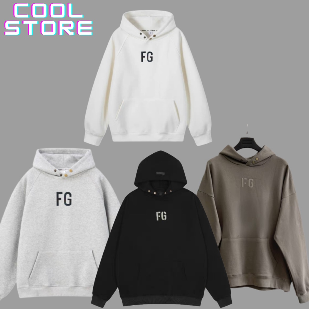 Áo hoodie, Áo nỉ in chữ FG cực hót form rộng , hàng chuẩn chính hàng , dày dặn , tag mác chất lượng COOL STORE