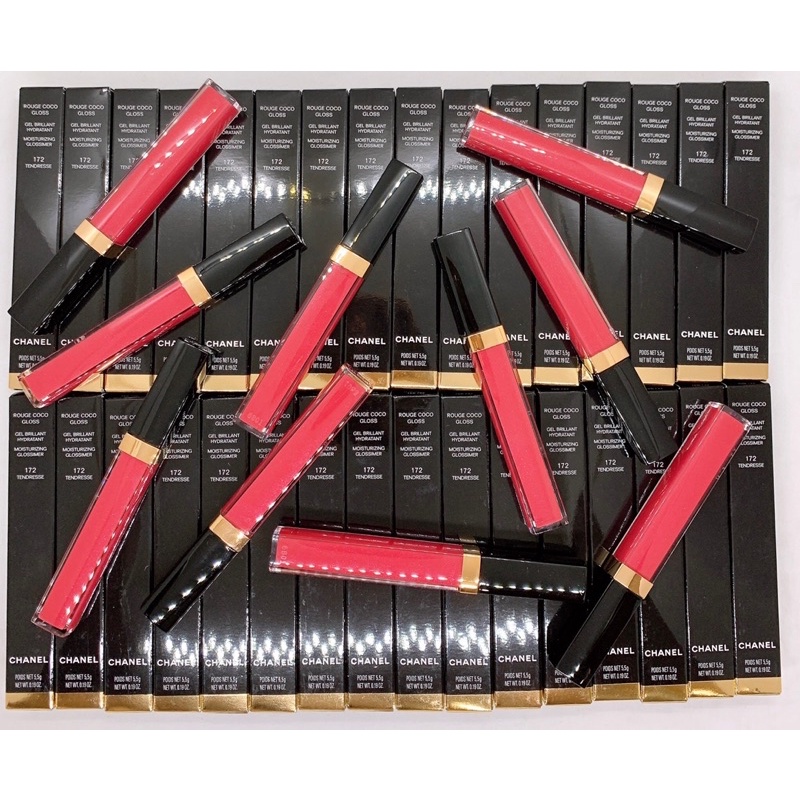 Son dưỡng có màu Cha.nel rouge coco gloss 172 tendresse 5.5g.hàng mua tại Pháp