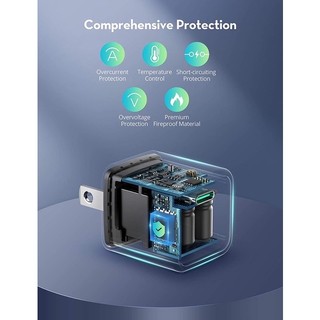 Củ Sạc RavPower 20w PD_QC_PPS  - RP-PC150 (Bảo Hành 12T)