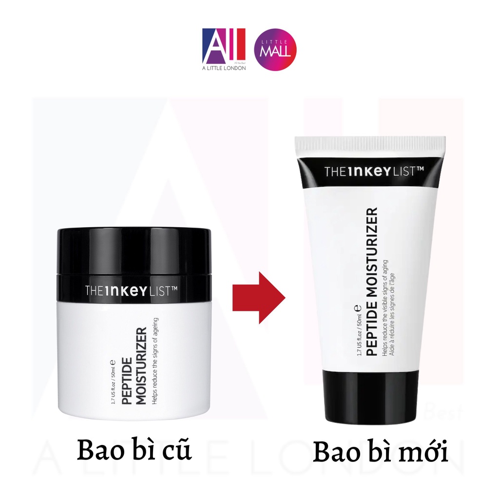 Kem dưỡng săn chắc da The INKEY Peptide Moisturizer 50ml (Bill Anh)