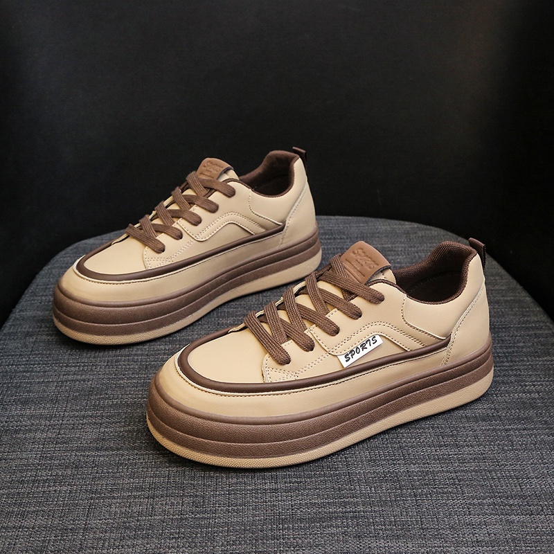 Giày Thể Thao Trắng Đế Dày Thoải Mái Thời Trang Cho Nữ