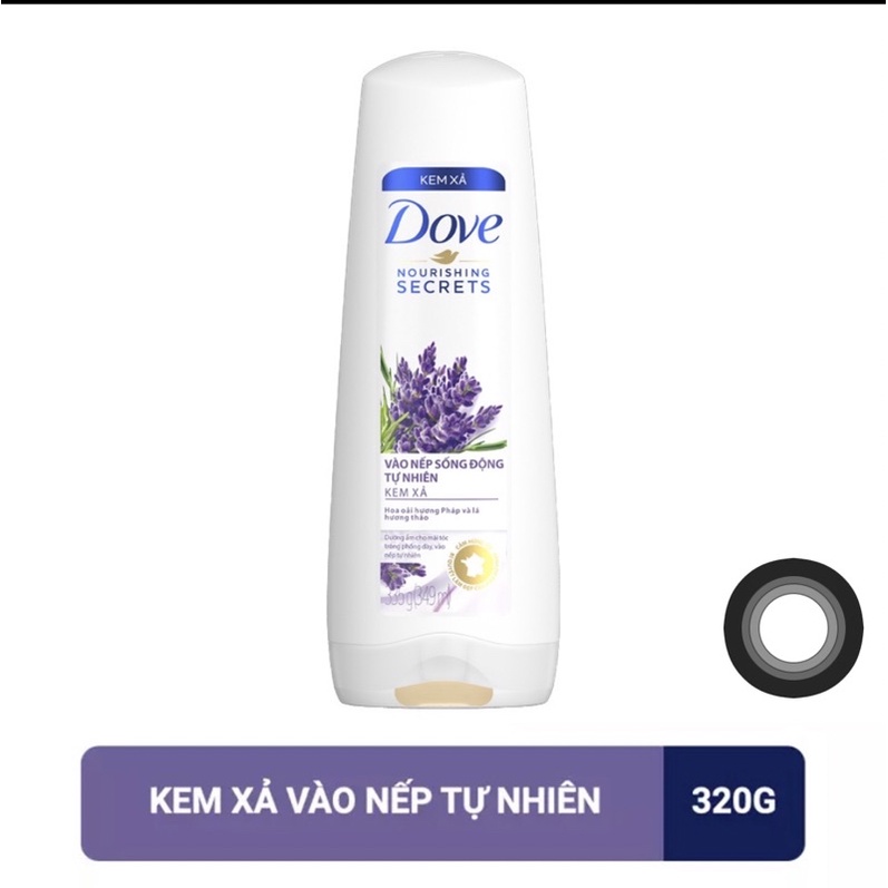 Kem xả dove vào nếp sống động tự nhiên