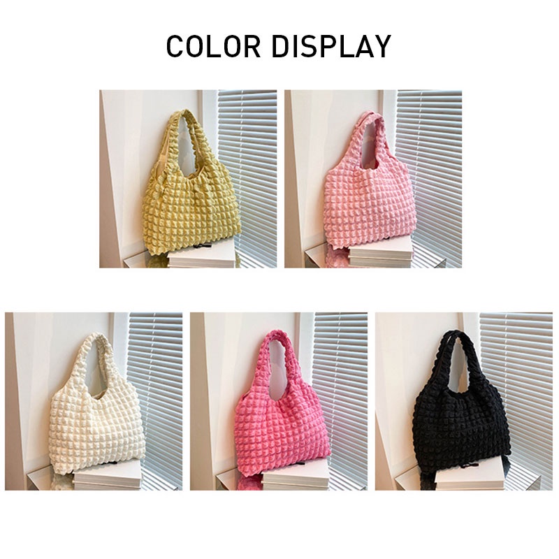 One Túi Xách Đeo Vai Vải canvas In Hoa Đám Mây Đơn Giản Xinh Xắn