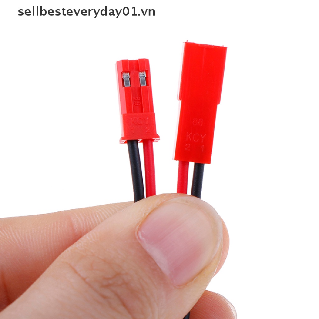 Qibest Set 20 Đầu Nối 2 Pin Cái jst 22 awg Cho Xe Điều Khiển Từ Xa