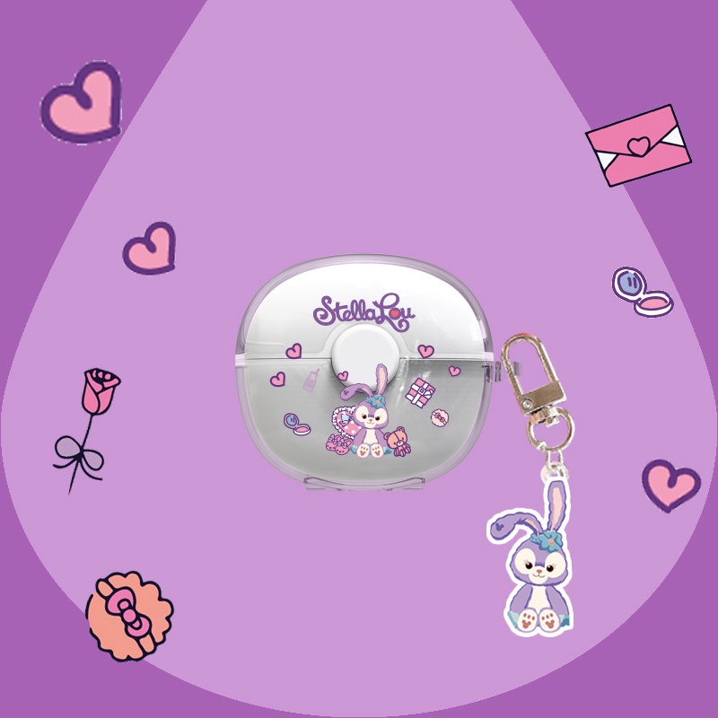 Vỏ Bảo Vệ Hộp Sạc Tai Nghe Lenovo XT95 Pro TWS Bằng TPU Mềm Trong Suốt + Dây Đeo Chống Sốc