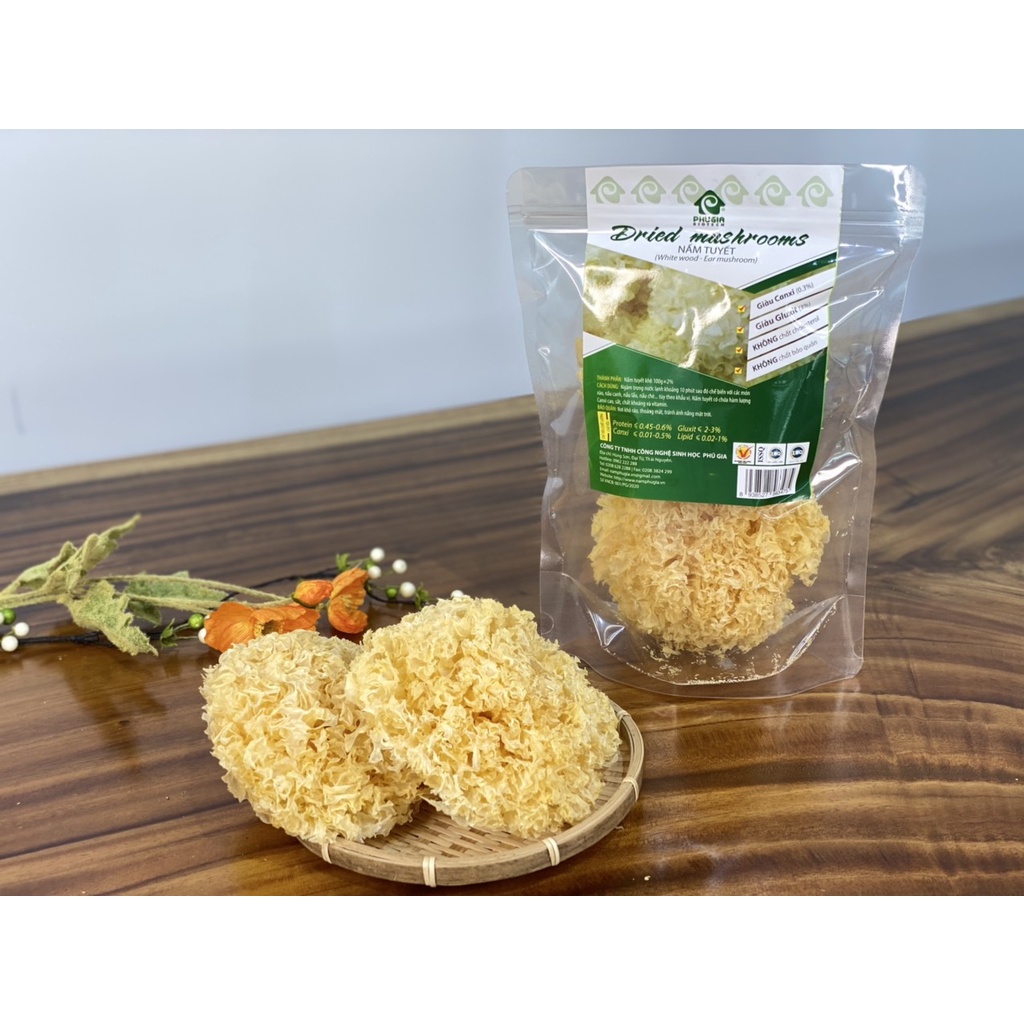 Nấm tuyết khô