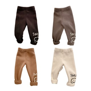 Quần Legging Phối Lông Ấm Áp Thời Trang Cho Bé