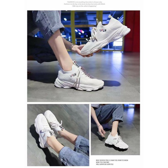 Giày thể thao ❤Freeship❤ Giày nữ cổ chun thoáng khí mùa hè