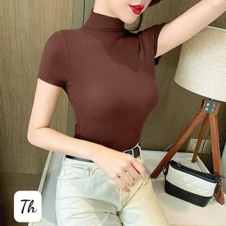 V140 - Áo len cổ cao dáng ôm