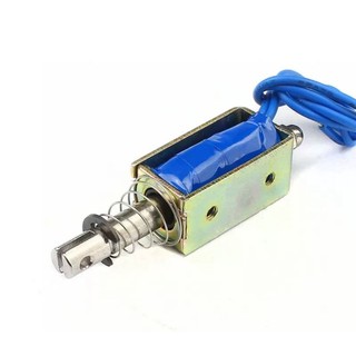 KHÓA TỪ MINI 12vDC - Small Push-Pull Solenoid 12VDC