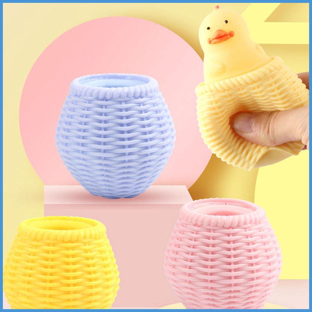 Đồ Chơi Bóp Xả Stress Hình Chú Gà, Vịt Ngộ Nghĩnh