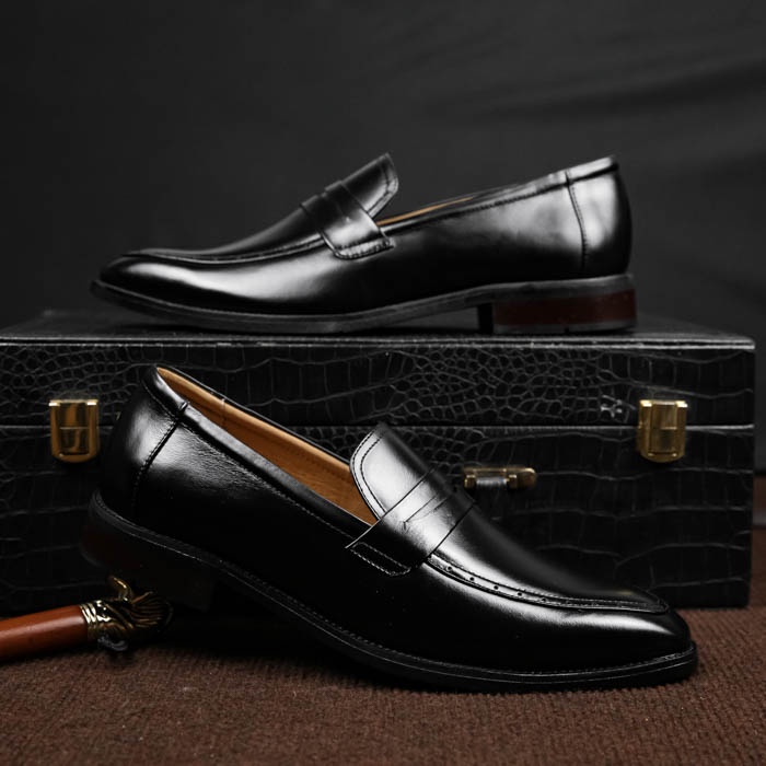 Giày nam đẹp da thật Manzano thiết kế ấn tượng M66628