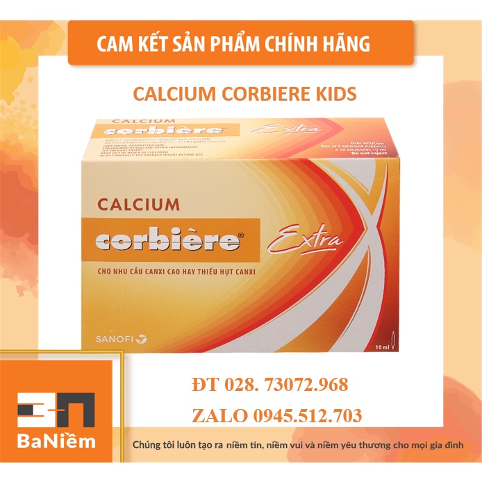 CALCIUM CORBIE EXTRA DÀNH CHO NGƯỜI LỚN VÀ EM BÉ