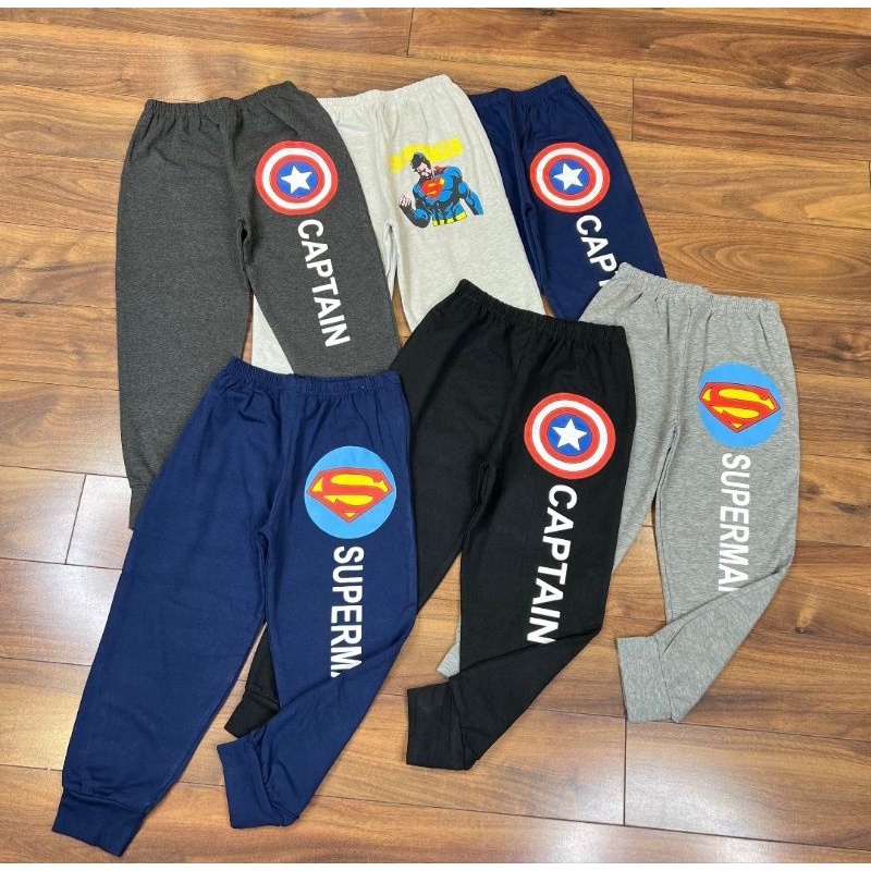 Quần dài bé trai size đại 20-45kg chất cotton xuất dư mỏng mát