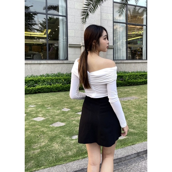 Chân Váy A Lưng Cao by EmiNguyen Chất Tuyết Mưa