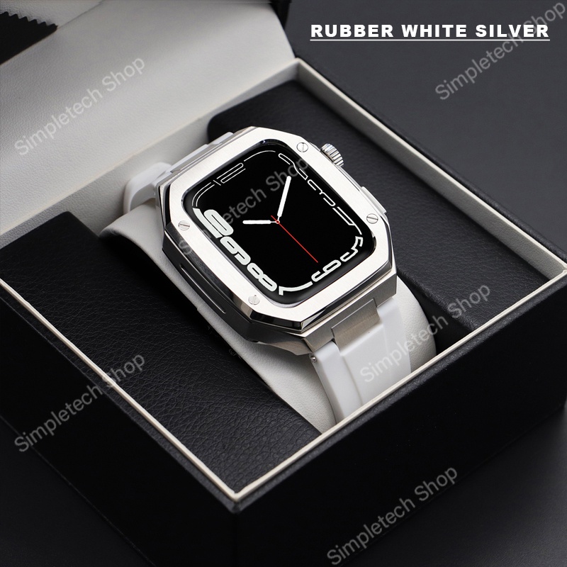 Dây Đeo Inox Sang Trọng Cho Đồng Hồ Thông Minh iWatch 7 6 5 4 40mm 41mm