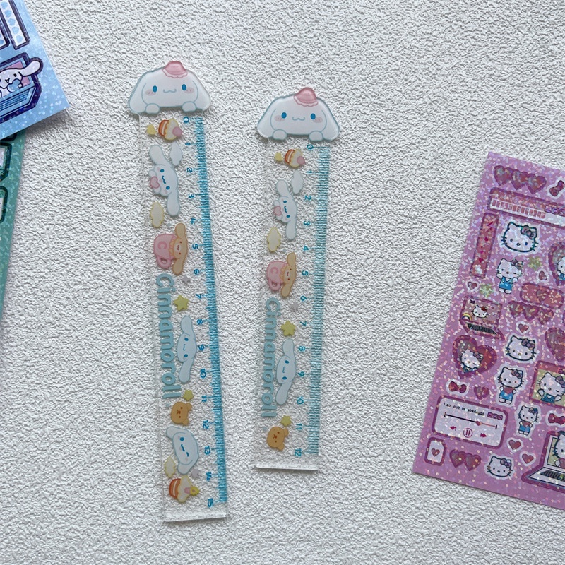 Thước Đo 15cm 12cm Chất Liệu Acrylic Dễ Thương Cho Học Sinh
