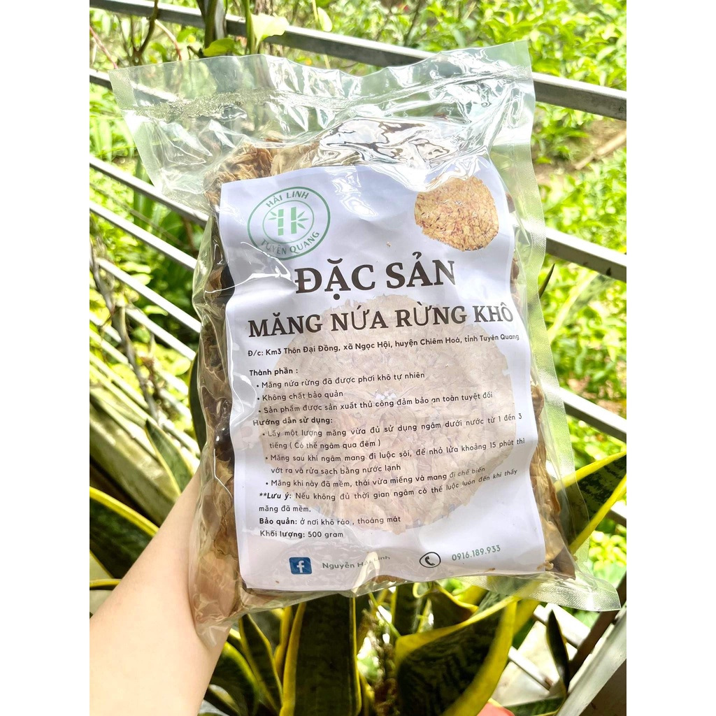 Măng nứa khô